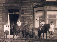 Marion Farrell, 2 Almond boys & George Maberly Phillips